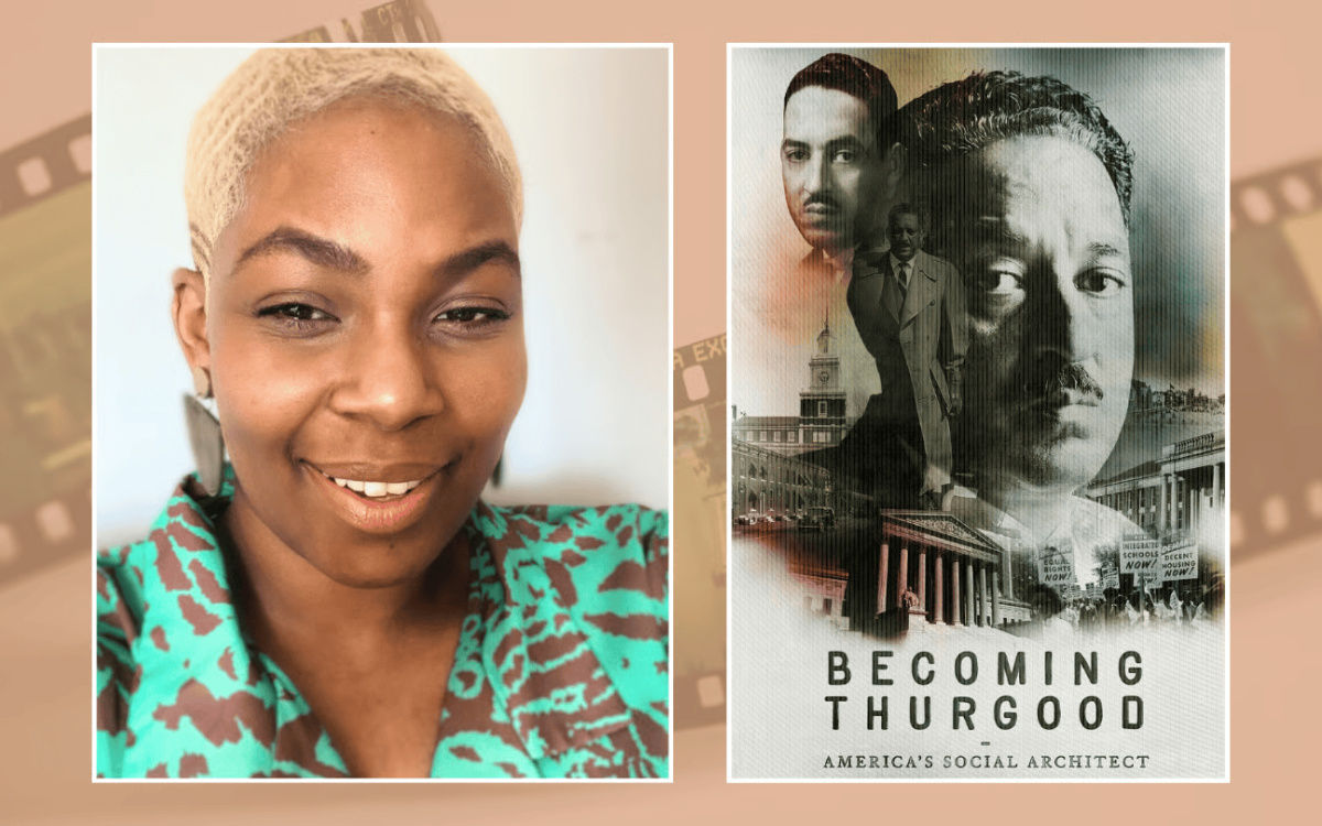 image of Becoming Thurgood director, Alexis Aggrey for WABE FM Interview