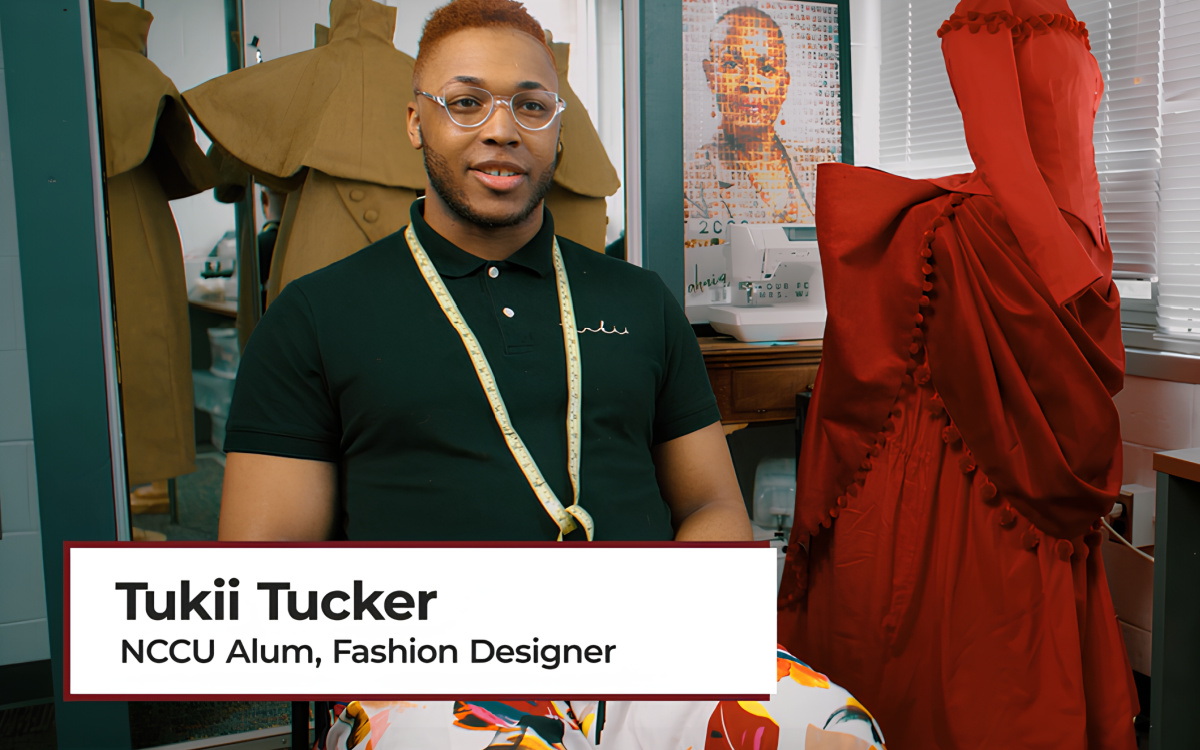 Fashion Forward Film, Fashion Designer Tukii Tucker in his design studio