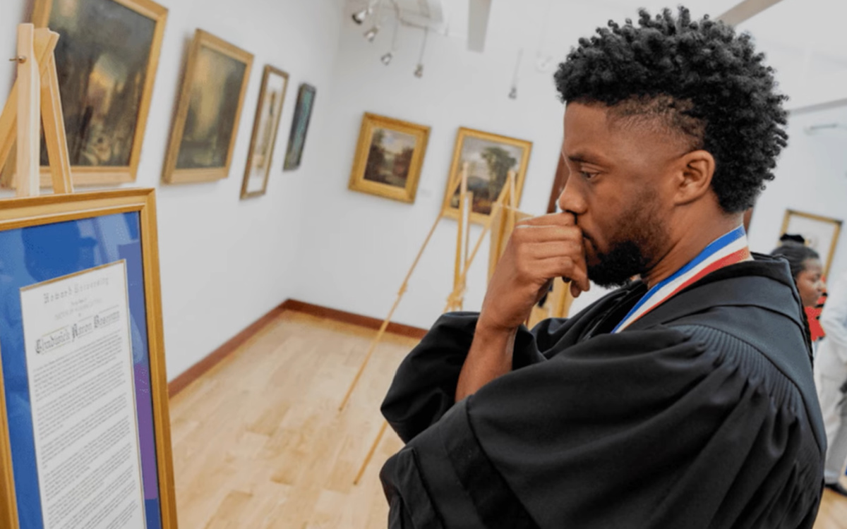 Chadwick A. Boseman at Howard University Graduation